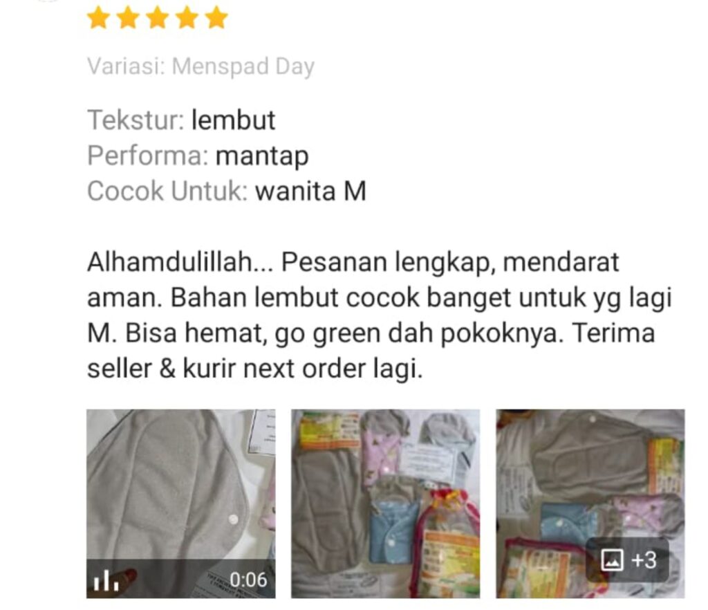 Bisnis Online Agen, Mitra, Reseller Pembalut Kain & Menspad Nadnad