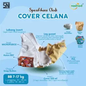 clodi Nadnad cover celana pul