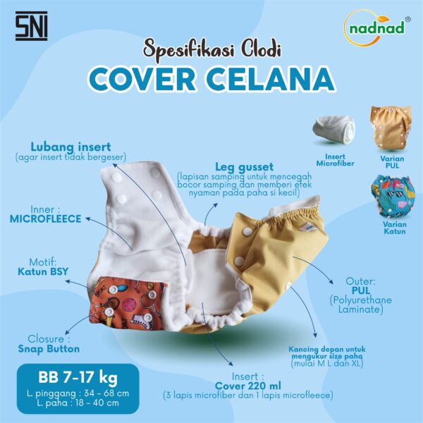 clodi Nadnad cover celana pul