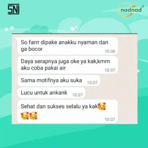 Clodi Nadnad: Popok Kain Bayi Ternyaman Bebas Bocor dan Iritasi 2 Clodi Nadnad