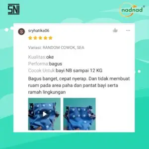 Clodi Nadnad: Popok Kain Bayi Ternyaman Bebas Bocor dan Iritasi 4 nadnad