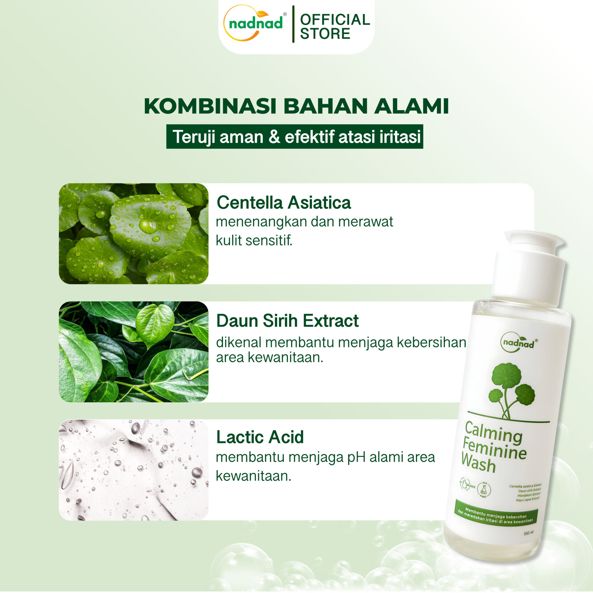Sabun Pembersih Kewanitaan - Calming Feminine Wash 3 Sabun Pembersih Kewanitaan - Calming Feminine Wash - Gambar 3